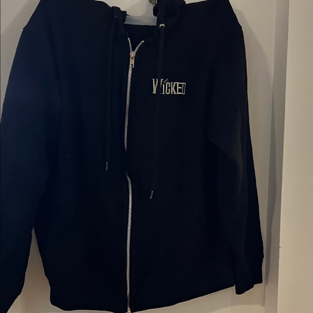 Black Women's Zip-Up Hoodie